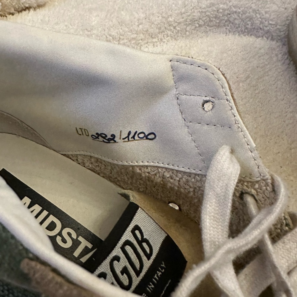 Golden Goose Green and Tan Midstar Shoes - Picture 7 of 11
